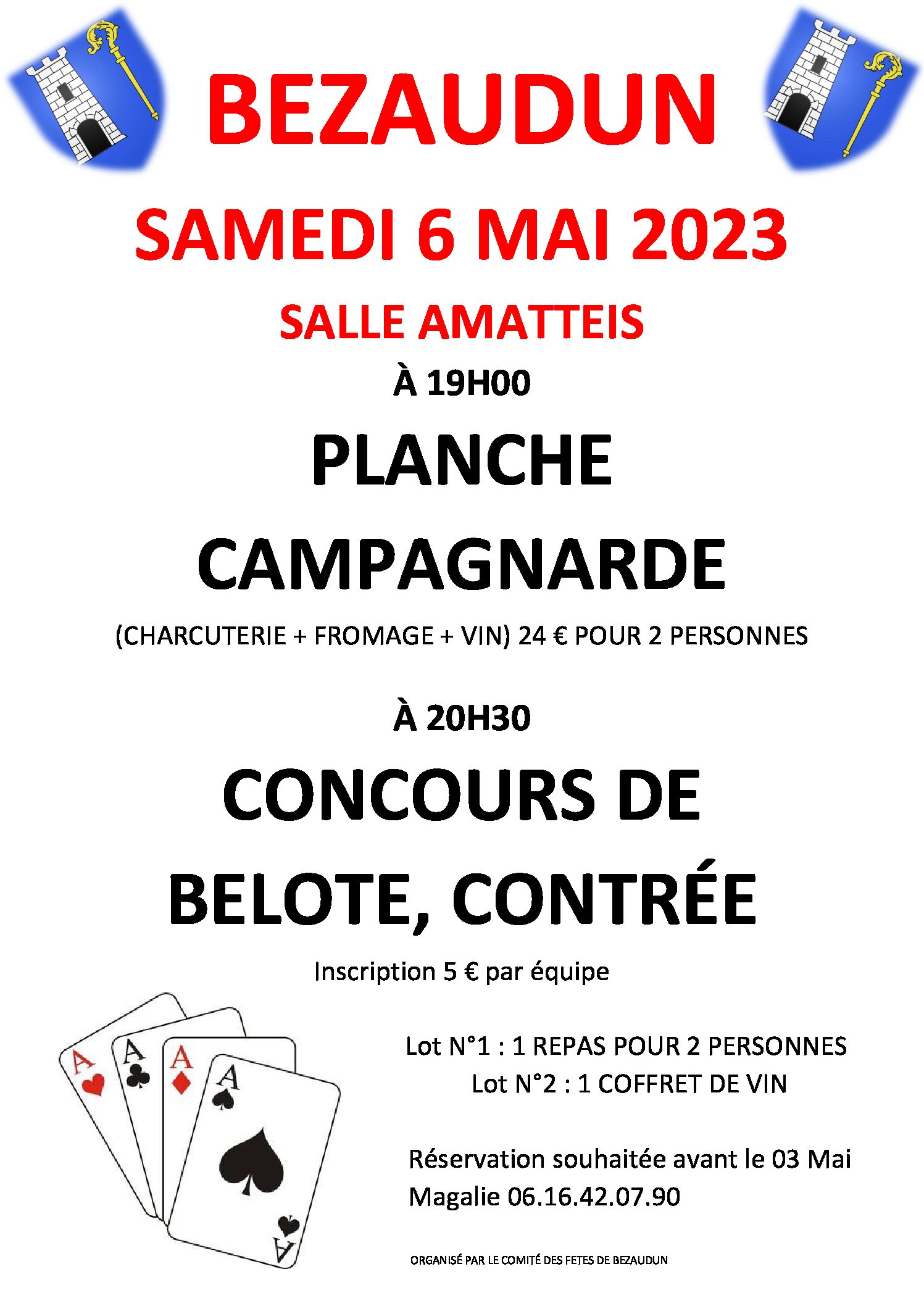 Samedi 6 mai à 19h