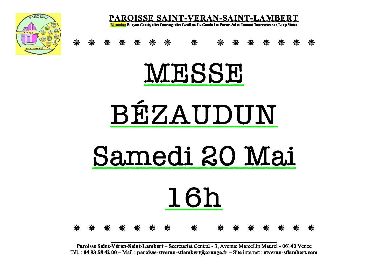 Messe Bézaudun 20 Mai 2023