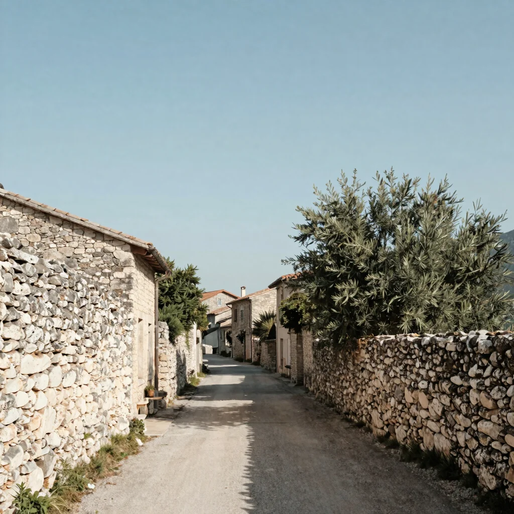 Reading Bézaudun Through Its Old Lanes
